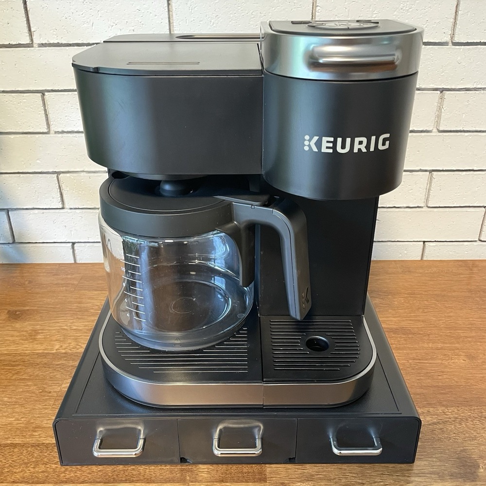 Keurig‎ K-Duo Single Serve K-Cup Pod and Carafe Coffee Maker -Black and Drawer